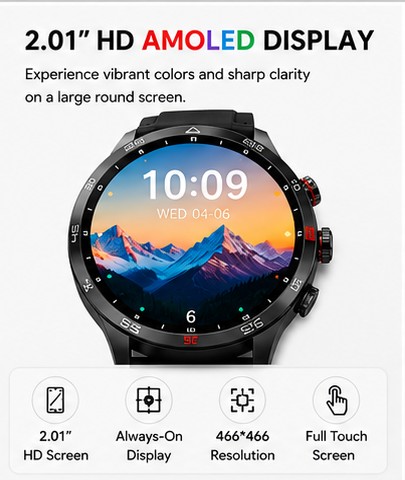 AMOLED Smart Watch view 3