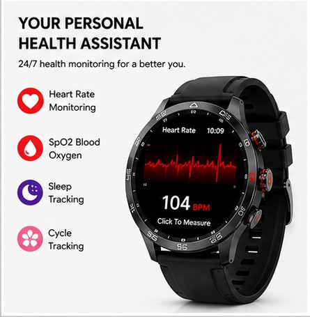 AMOLED Smart Watch view 5