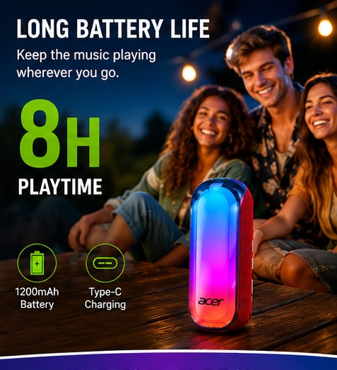 ACER RBG Bluetooth Speaker view 4