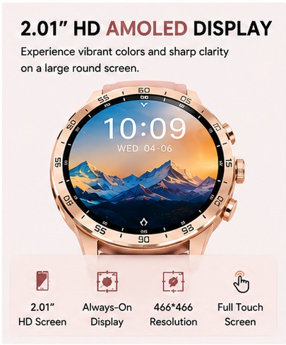 AMOLED Smart Watch view 3