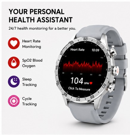 AMOLED Smart Watch view 5