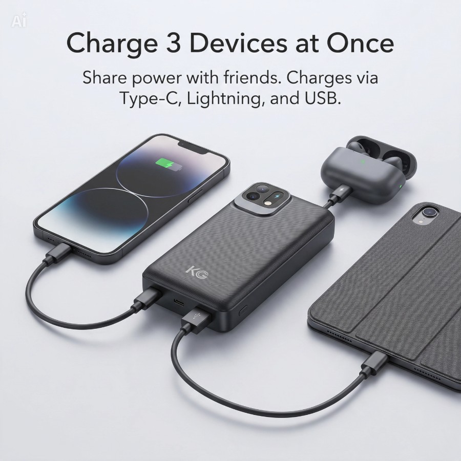 20000mAh Power Bank view 5