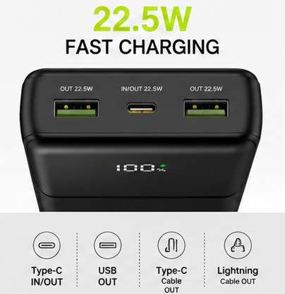 20000mAh Power Bank view 2