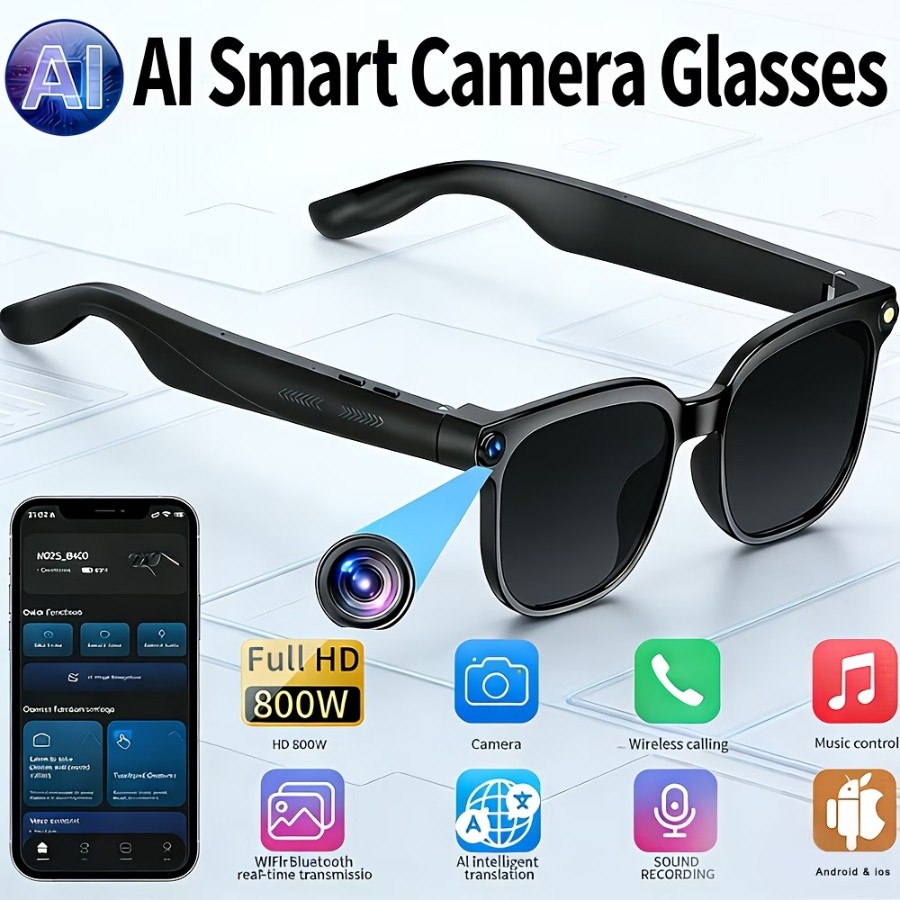 AI Smart Camera Glasses