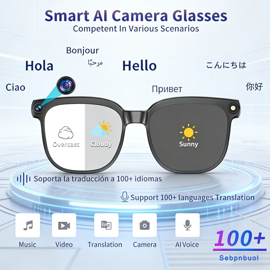 AI Smart Camera Glasses view 3