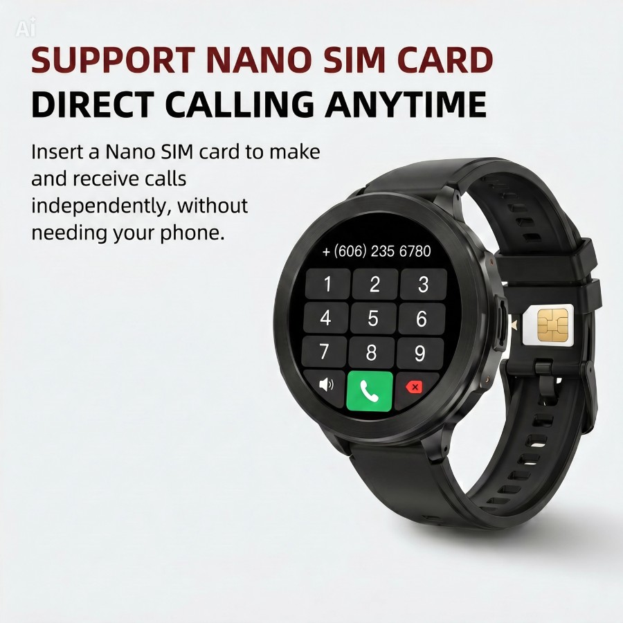 4G Smart Watch with Camera view 2