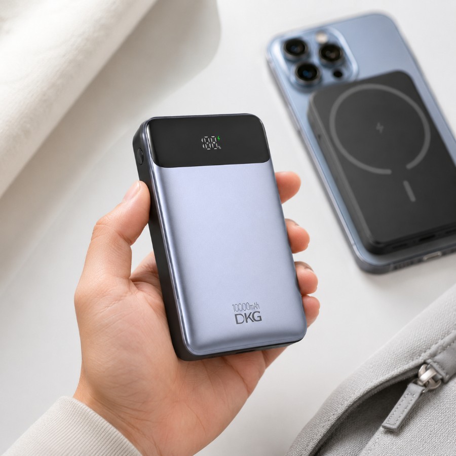Magnetic Wireless power bank view 4