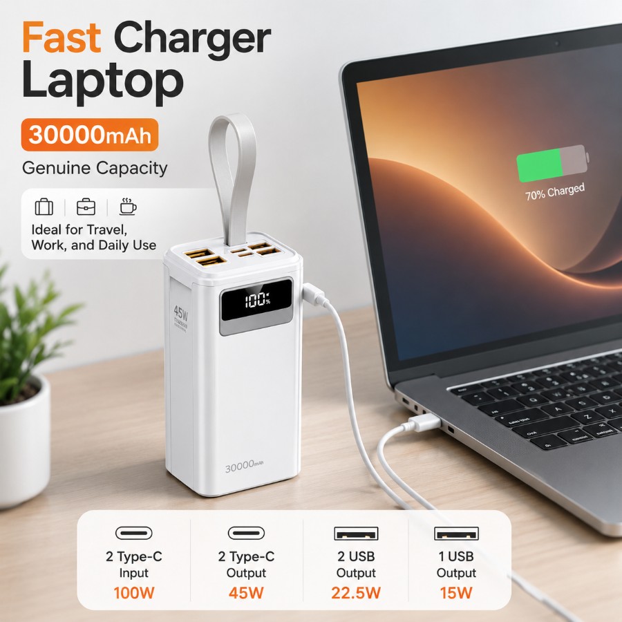 30000mAh Laptop Power Bank view 2