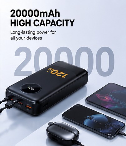 20000mAh Power Bank view 4