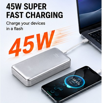 20000mAh Power Bank view 2