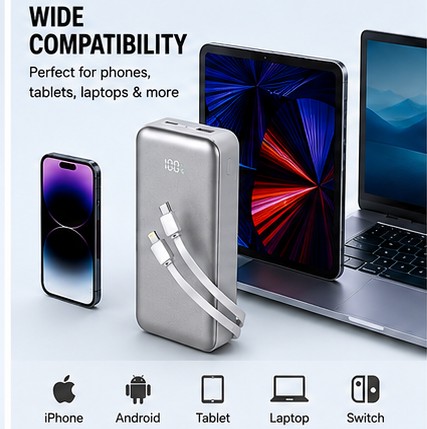 20000mAh Power Bank view 5