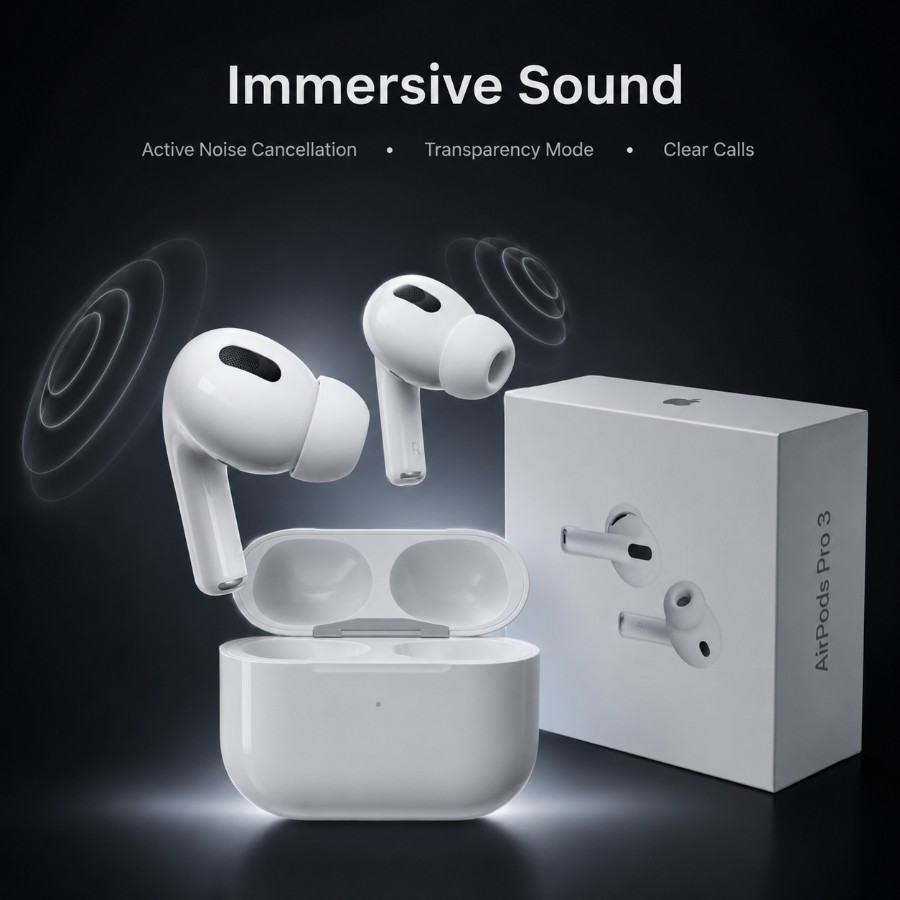 Apple AirPods Pro 3 Wireless Earbuds view 2