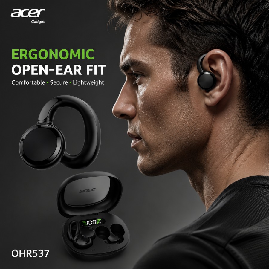 Ergonomic fitting Acer ANC/ENC  Active Earbud view 3