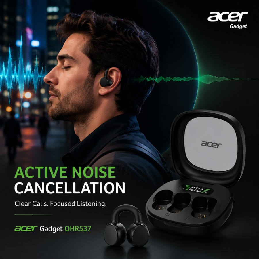 Ergonomic fitting Acer ANC/ENC  Active Earbud view 5