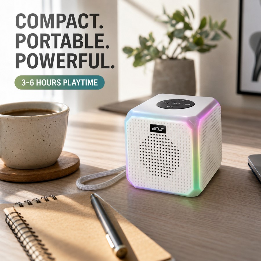 ACER Cube Bluetooth Speaker view 4