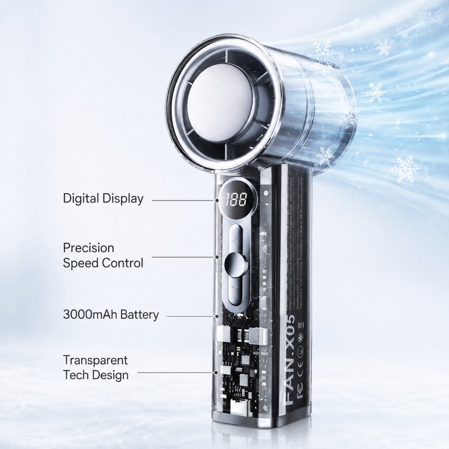 Handheld Portable ICE-Cooling Fan view 6