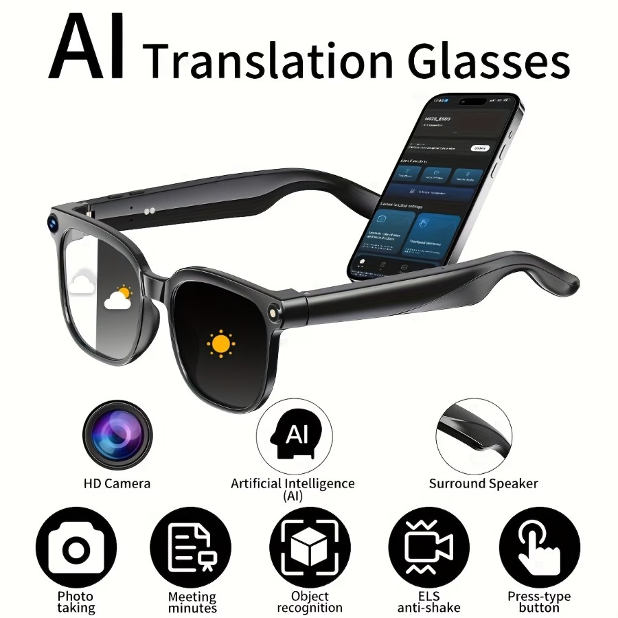AI Smart Camera Glasses