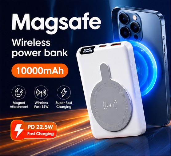 10000mAh Magnetic Wireless power bank