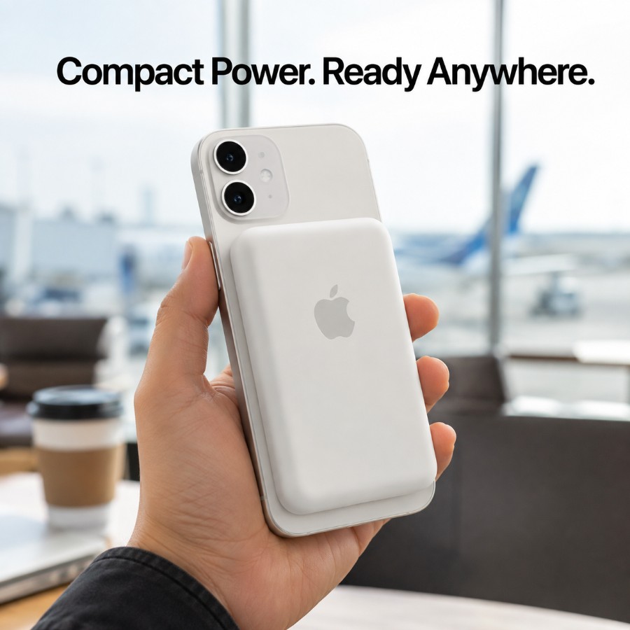 Apple 10000mAh Magnetic Wireless power bank view 2