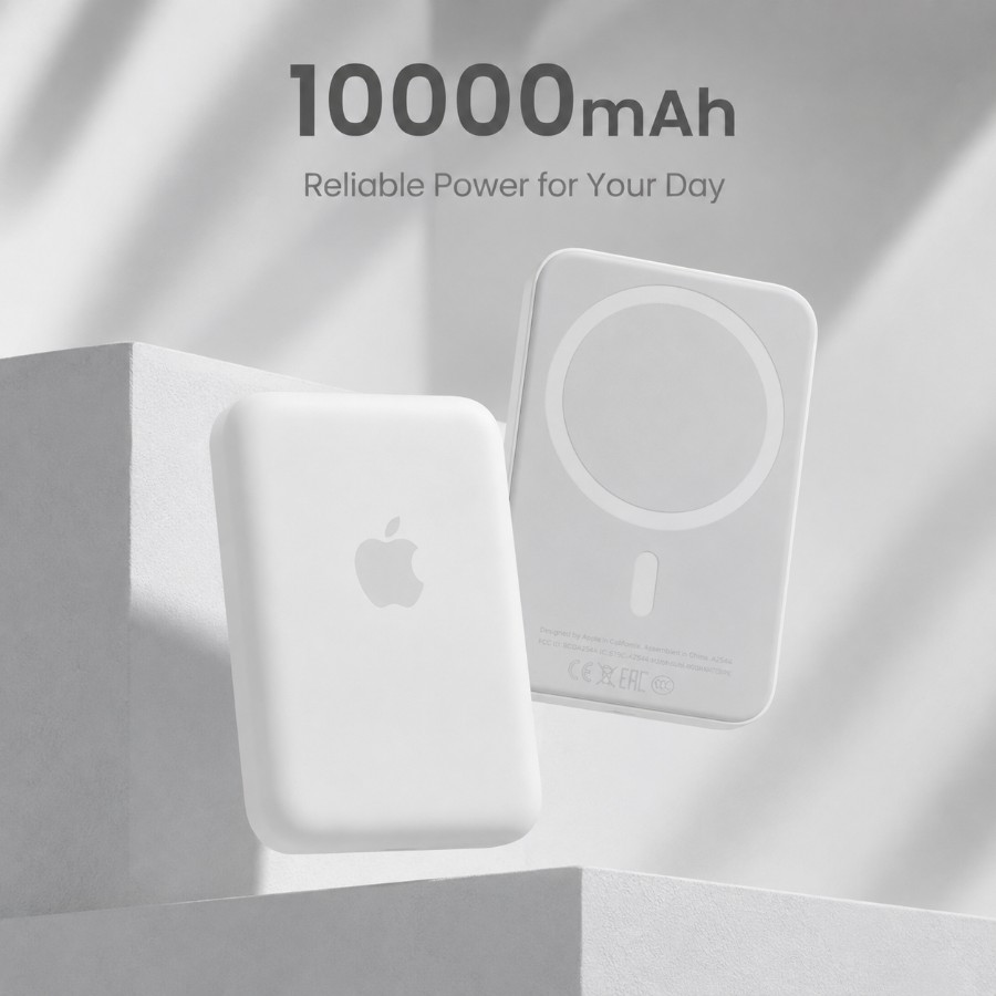 Apple 10000mAh Magnetic Wireless power bank view 3