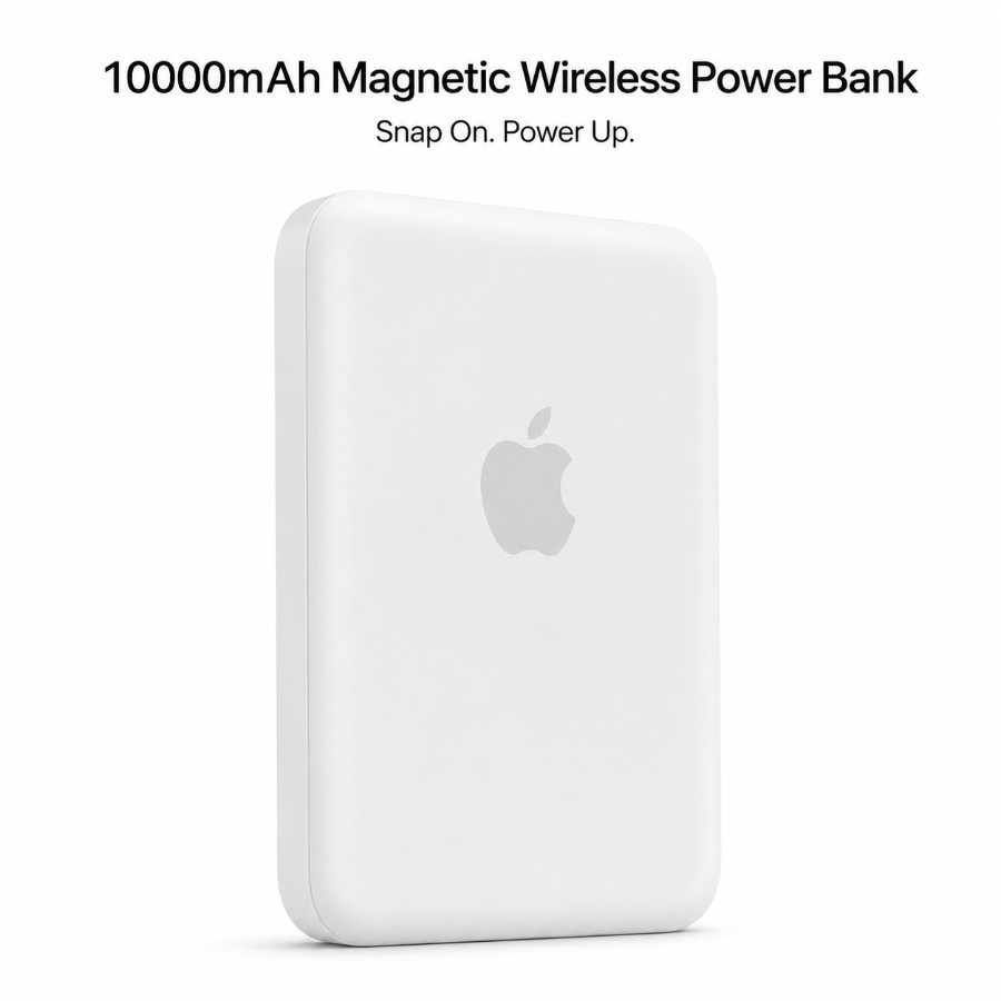 Apple 10000mAh Magnetic Wireless power bank view 5