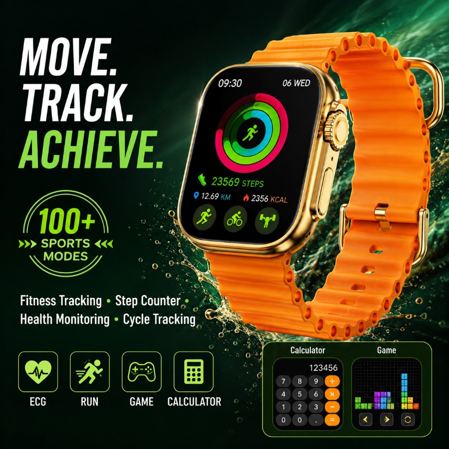 Ultra 2 Smart Watch 7 in 2 Plus Earbuds view 3